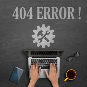 Personalized Website Error Page Design (404 Page)