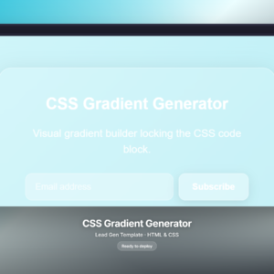 CSS Gradient Generator