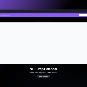 NFT Drop Calendar