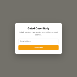Gated Case Study
