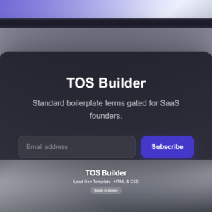 TOS Builder